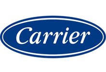 Логотип Carrier — эмблема мирового лидера в производстве систем кондиционирования и отопления, олицетворяющая инновации, качество и надежность в климатических технологиях.