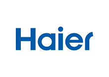 Логотип Haier — современный и стильный знак известного китайского бренда, лидера в производстве бытовой техники и климатического оборудования, символизирующий инновации и качество.