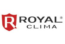 Логотип ROYAL Clima — итальянского бренда, специализирующегося на производстве кондиционеров и систем климат-контроля, символизирующий качество, инновации и элегантный дизайн.